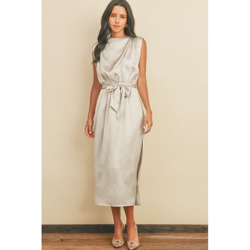 Draped Sarin Slip Dress | Swank Boutique