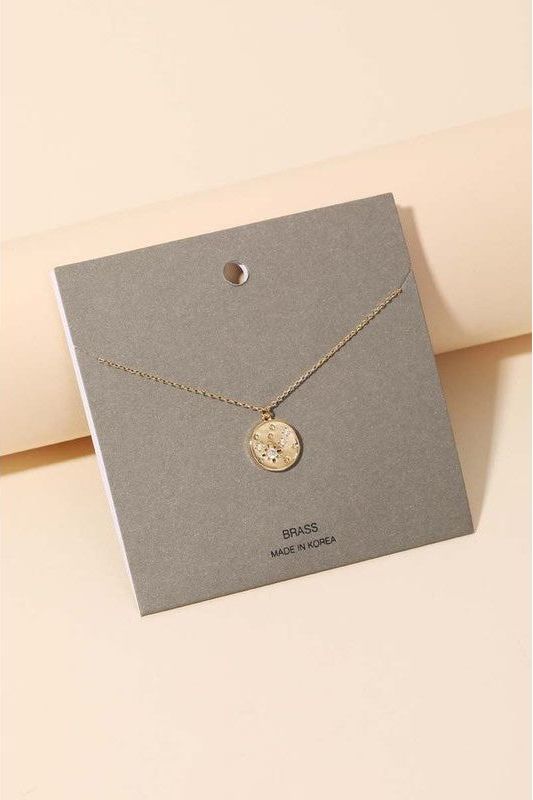 Star and Sky Coin Necklace | Swank Boutique