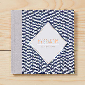 My Grandpa Interview Journal Book