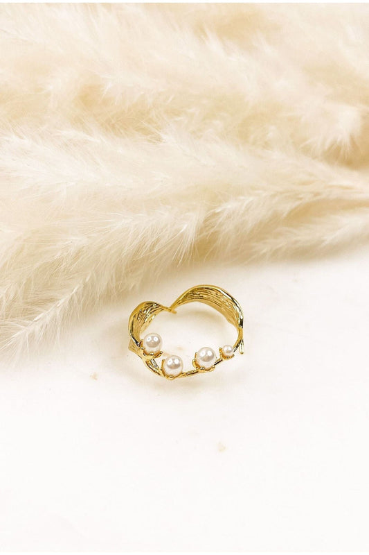 Pearl Bead Ring | Swank Boutique