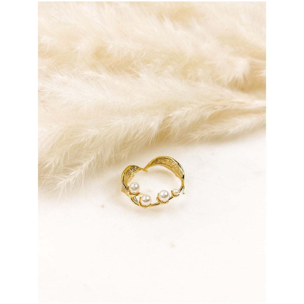 Pearl Bead Ring | Swank Boutique