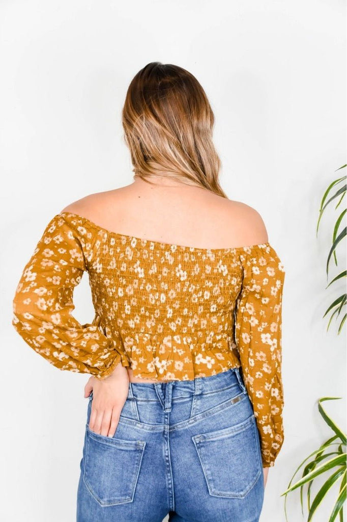 Floral Off The Shoulder Top | Swank Boutique