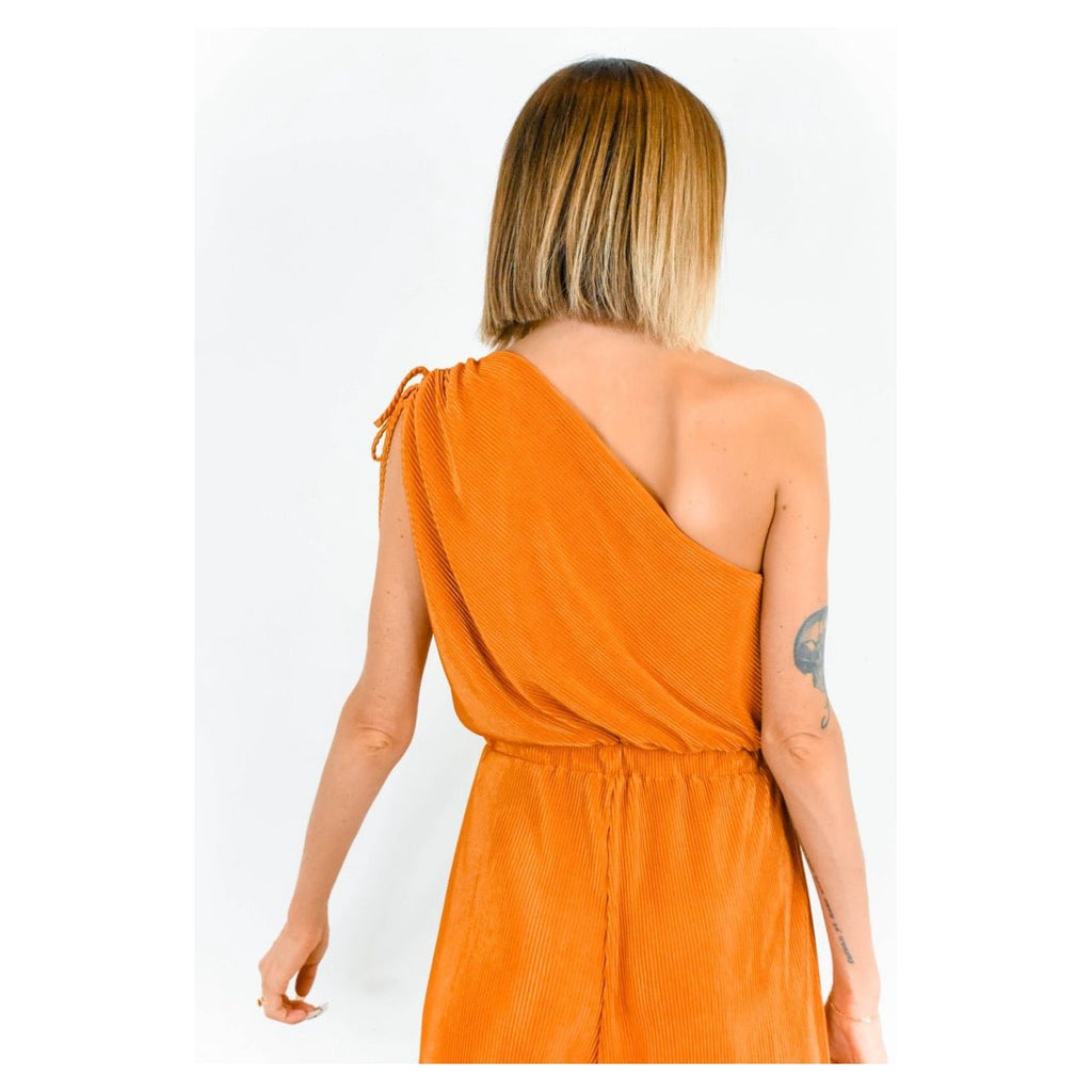 Boogie Nights Pleated Jumpsuit | Swank Boutique