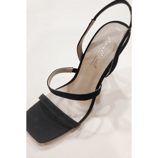 Black Slingback Heel