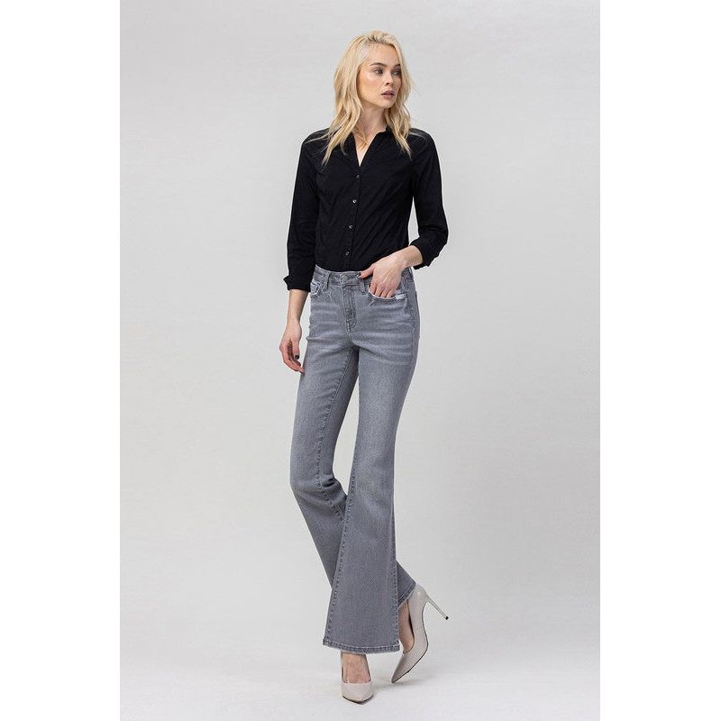 Mid Rise Flare Jean | Swank Boutique