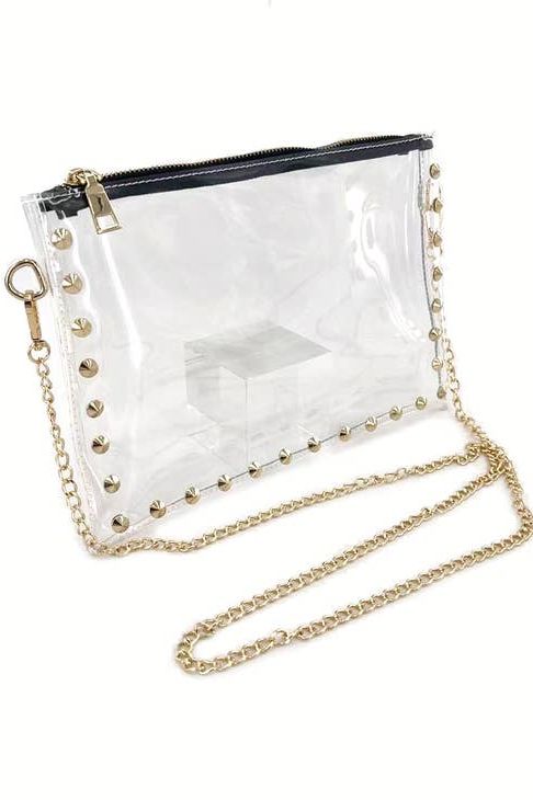 Gwen Clear Handbag | Swank Boutique