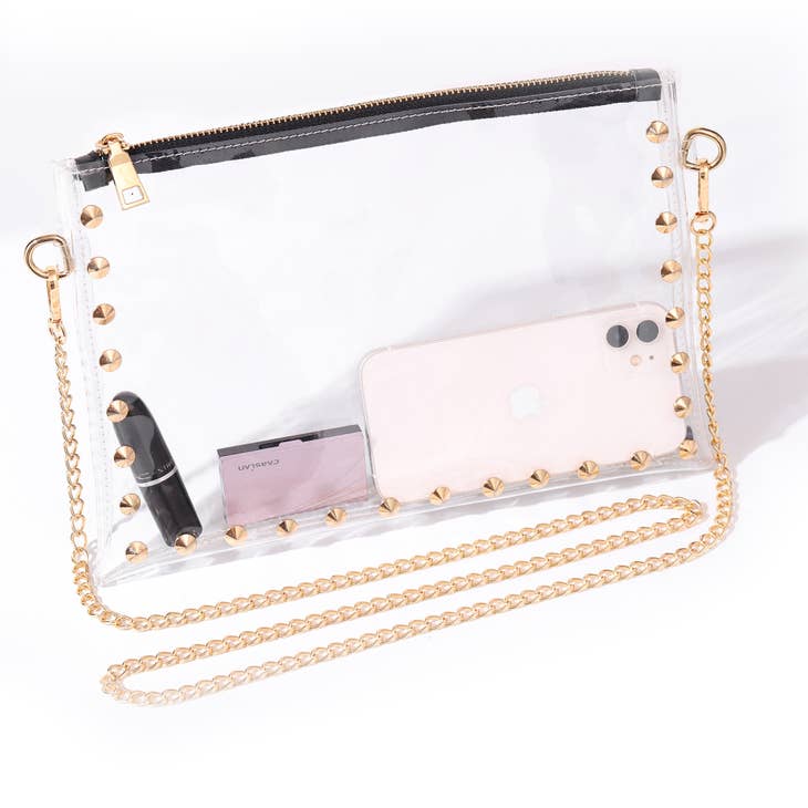 Gwen Clear Handbag | Swank Boutique
