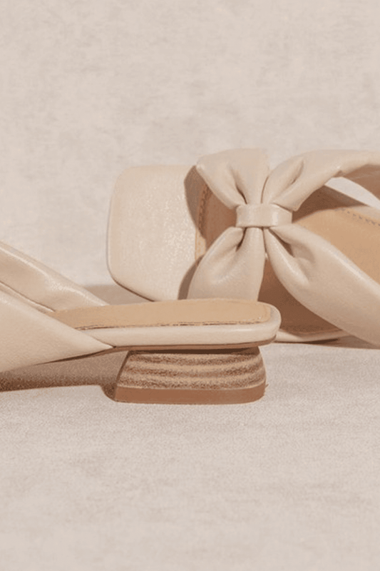 Beige Knot Sandal | Swank Boutique